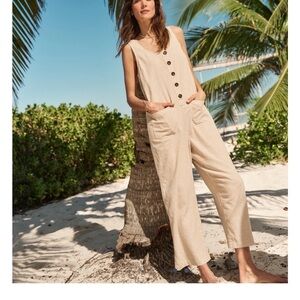 Marine Layer Sydney Striped Beach Jumpsuit